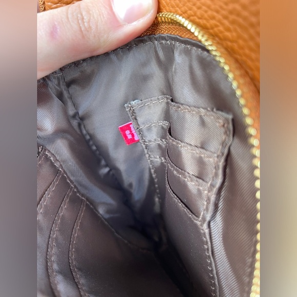 Small Sling Bag Fanny Packs Crossbody Bags Leather Brown - Picture 13 of 14